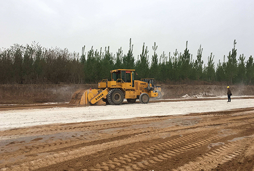 公路橋臺(tái)背路基換填